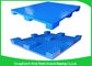 Economica Cargo Nestable Plastic Pallets 9 Legs Export Blue 1200 * 1000mm